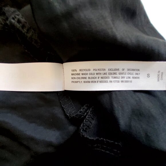 Auden Black Slip Dress Size S Features a side slit for added style and comfort - Picture 7 of 12